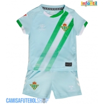 Camisa de time de futebol Real Betis Replicas 2º Equipamento Infantil 2025-26 Manga Curta (+ Calças curtas)